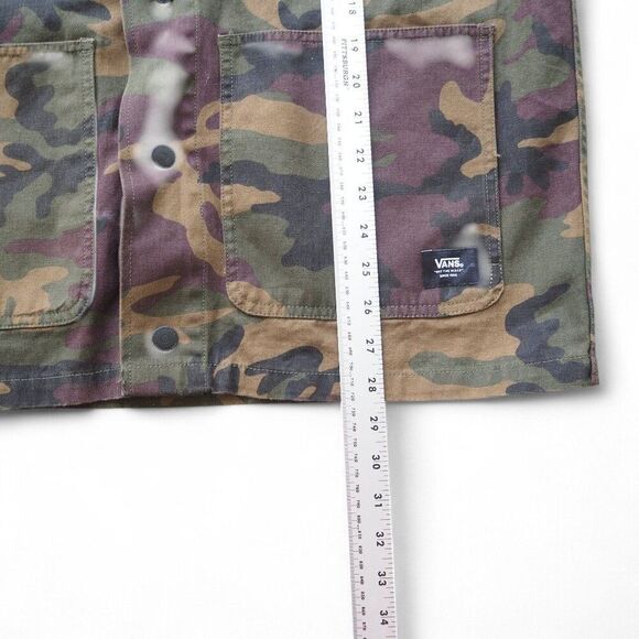 Vans Brushed Camo Shacket Chore Style Jacket Multicolor Men's M - Picture 7 of 7